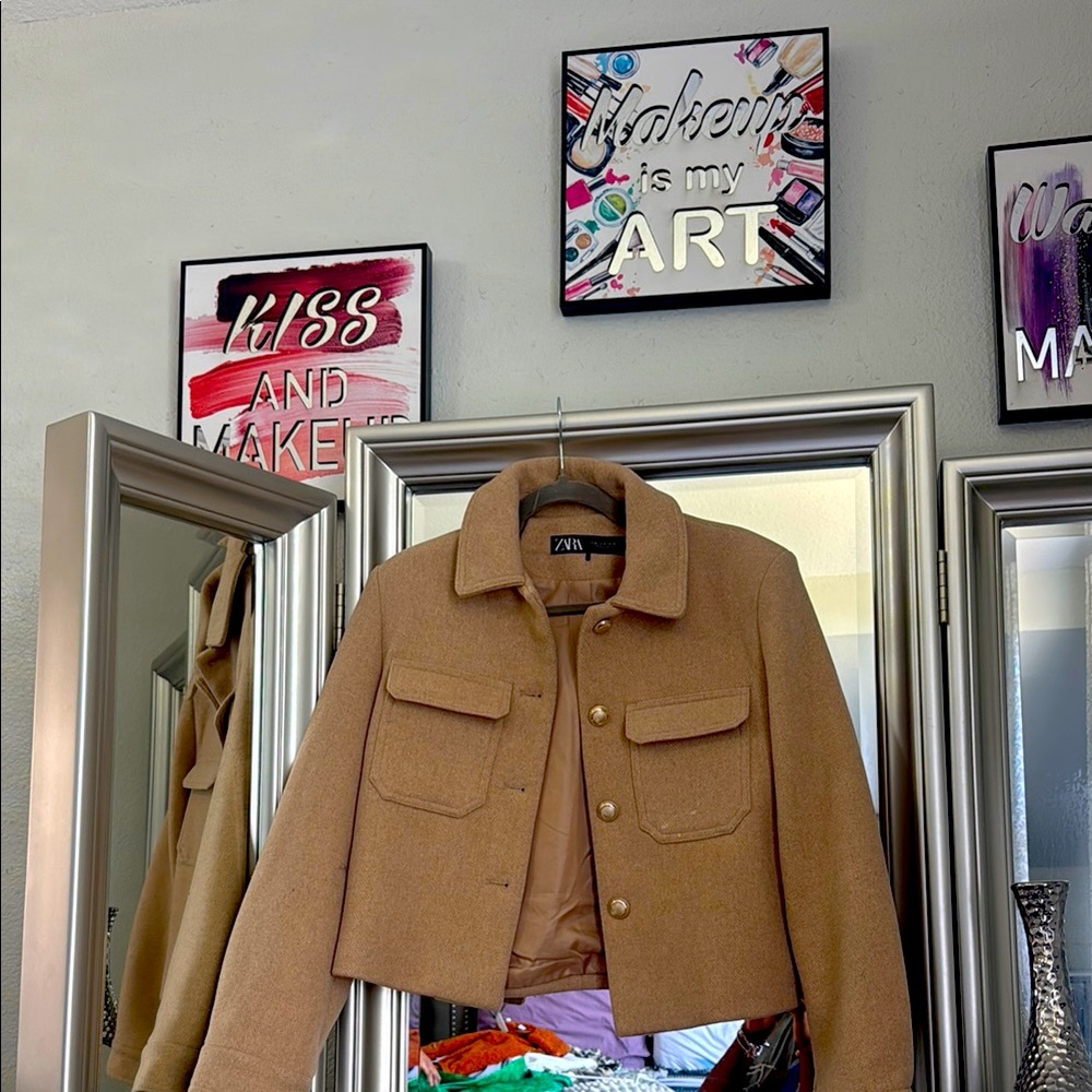 Zara Women's Camel Blazer